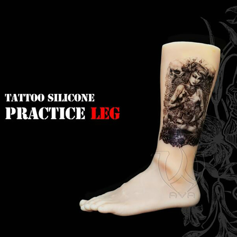 Premium Silicone Tattooable Practice Leg