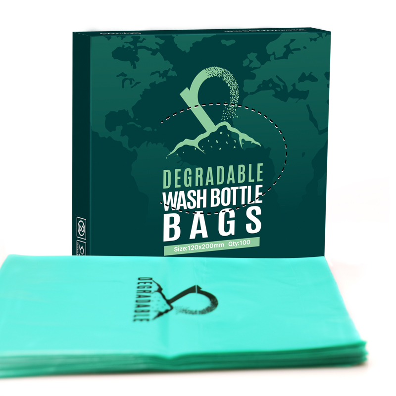 Eco Degradable tattoo wash bottle bags