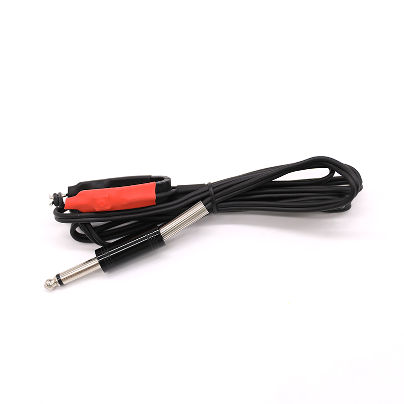 Premium-quality tattoo power supply clip cord Black