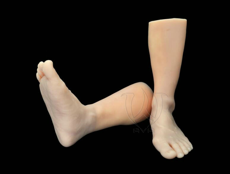Premium Silicone Tattooable Practice Leg - Click Image to Close
