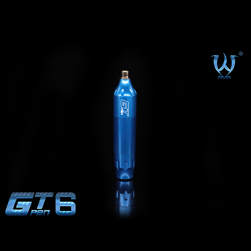 Import Motor GT6 Cartridge Tattoo Pen Set Blue