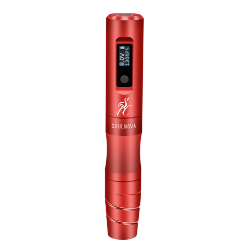 SOULNOVA new E2 mini wireless permanent makeup pen 2.5mm Red