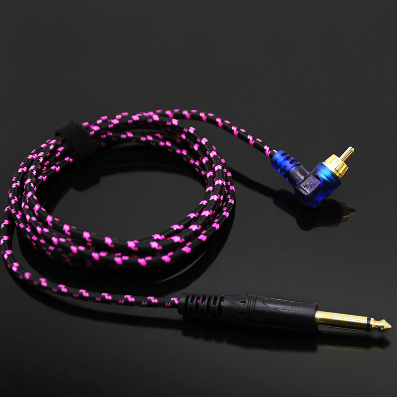 SNAKEKING LED RCA CLIP CORD PINK