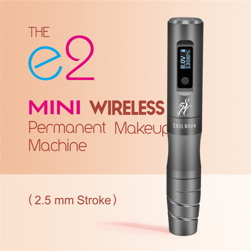 SOULNOVA new E3 mini wireless permanent makeup pen 3mm Red [AP005