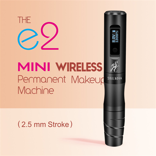 SOULNOVA new E2 mini wireless permanent makeup pen 2.5mm Black