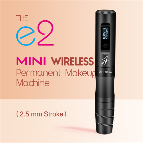 SOULNOVA new E2 mini wireless permanent makeup pen 2.5mm Red - Click Image to Close