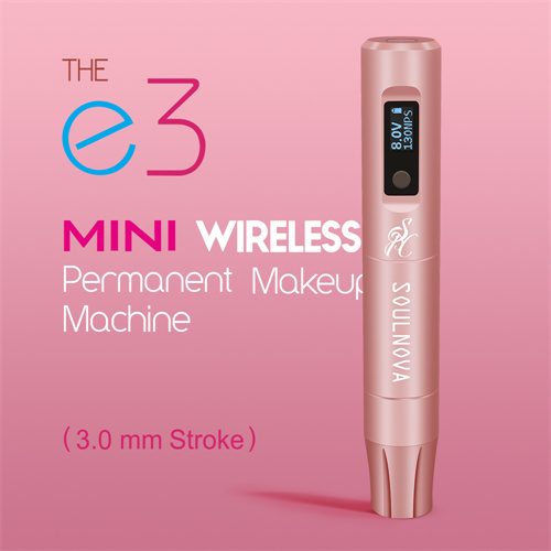 SOULNOVA new E3 mini wireless permanent makeup pen 3mm Grey - Click Image to Close