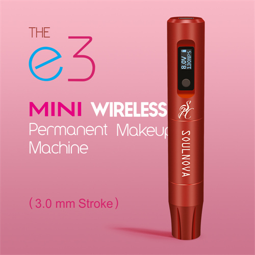 SOULNOVA new E3 mini wireless permanent makeup pen 3mm Grey