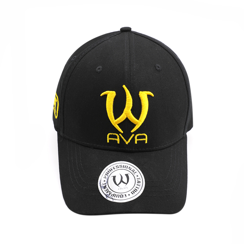 AVA Tattoo Curved hat golden