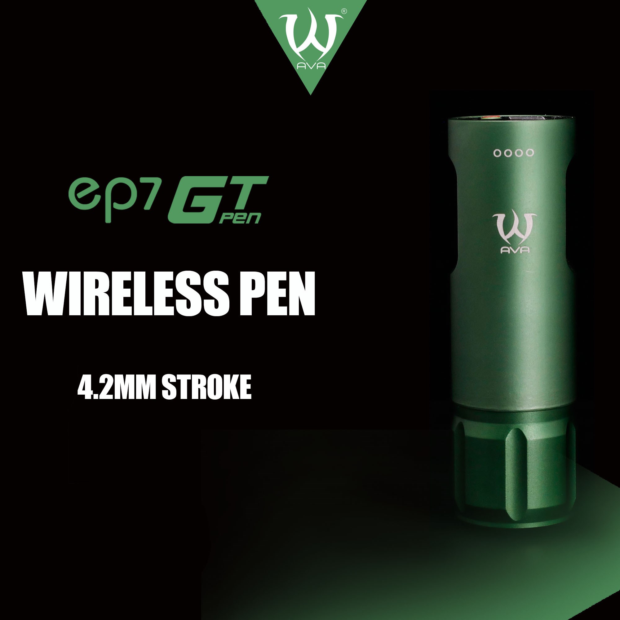 NEW LAUNCH AVA EP7 WIRELESS TATTOO PEN GREEN [EP704] 299.00 AVA