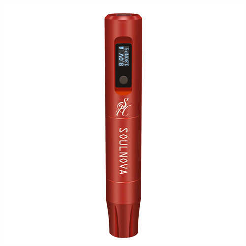 SOULNOVA new E3 mini wireless permanent makeup pen 3mm Red [AP005